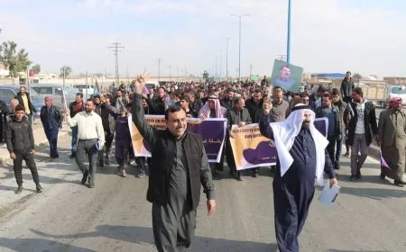 الرجال في مقاطعة دير الزور يخرجون بمسيرة داعمة للمرأة ومناهضة العنف محور سلسلة فعاليات