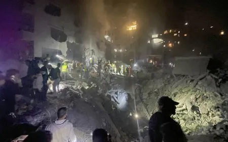 ارتفاع عدد قتلى وجرحى القصف الإسرائيلي على بيروت إلى 74 شخصاً