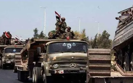 قوات حكومة دمشق تدفع بتعزيزات عسكرية إلى ريفي حلب وإدلب
