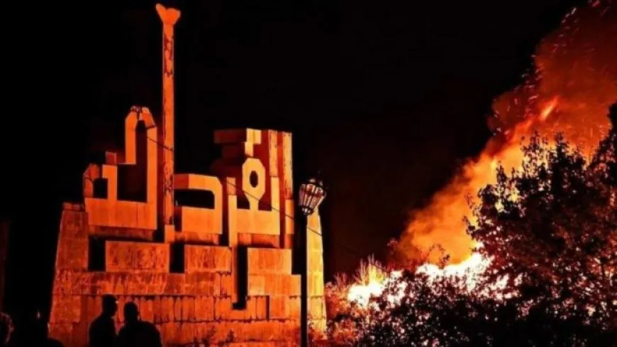 مقتل وإصابة 8 أشخاص بانفجار جسم مجهول أثناء إخماد حريق القرداحة