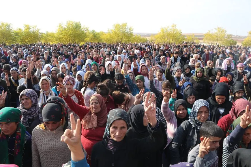 تشييع جثمان الشهيدة ساكينة إسماعيل في الشهباء
