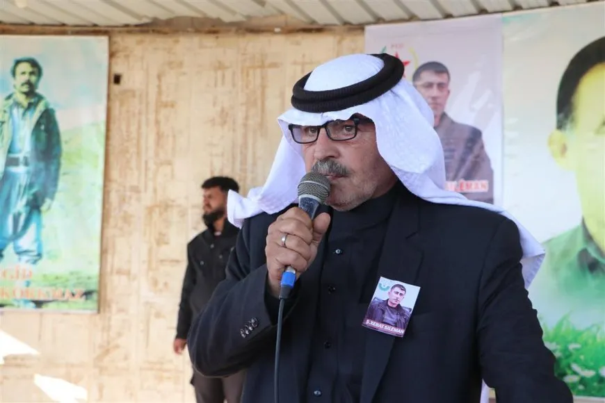 تشييع جثمان الرئيس المشترك السابق لمجلس مدينة الحسكة خبات سليمان