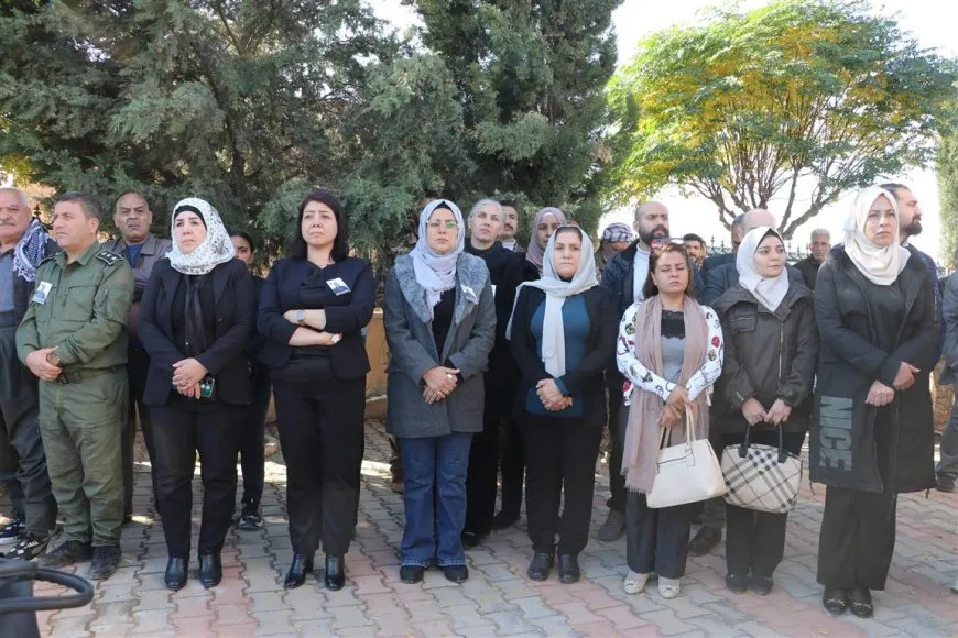 تشييع جثمان الرئيس المشترك السابق لمجلس مدينة الحسكة خبات سليمان