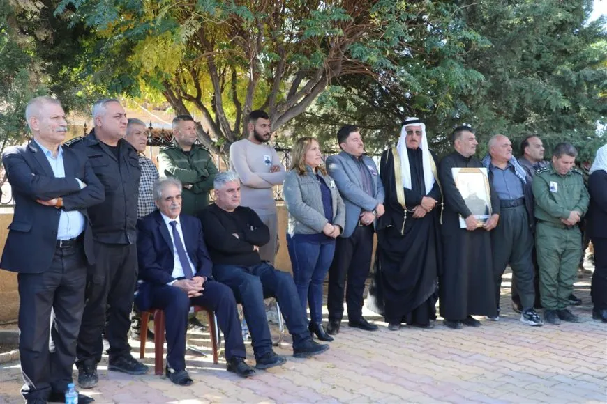 تشييع جثمان الرئيس المشترك السابق لمجلس مدينة الحسكة خبات سليمان