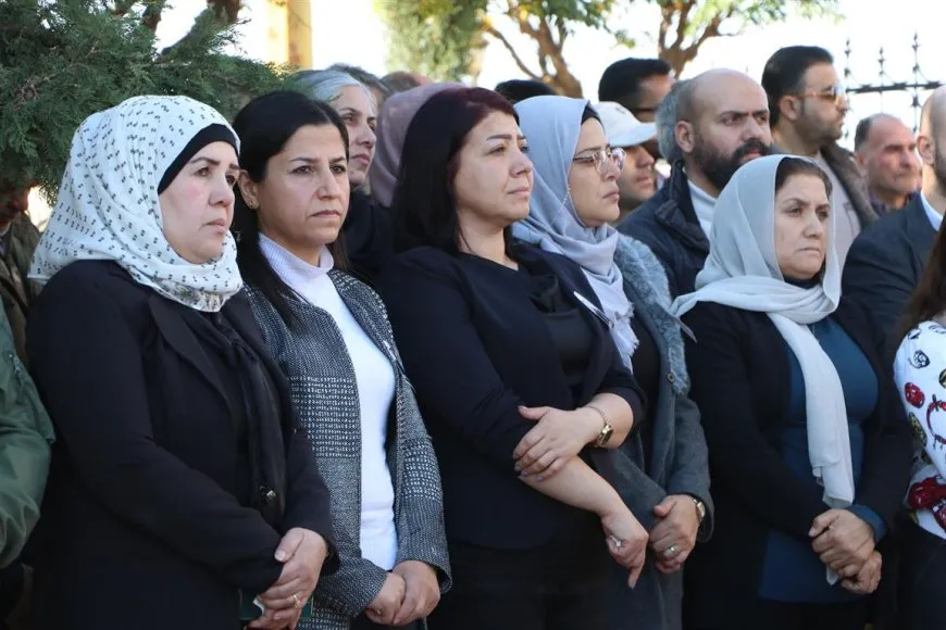 تشييع جثمان الرئيس المشترك السابق لمجلس مدينة الحسكة خبات سليمان