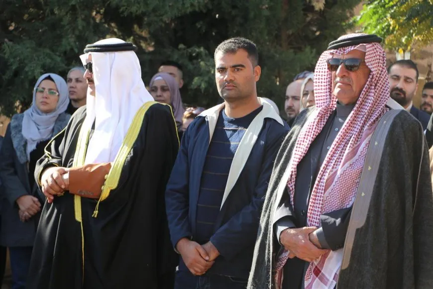 تشييع جثمان الرئيس المشترك السابق لمجلس مدينة الحسكة خبات سليمان