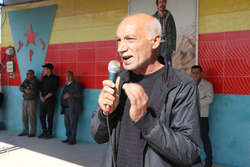 تشييع جثمان مقاتل قسد الشهيد عبد الرحمن عمر