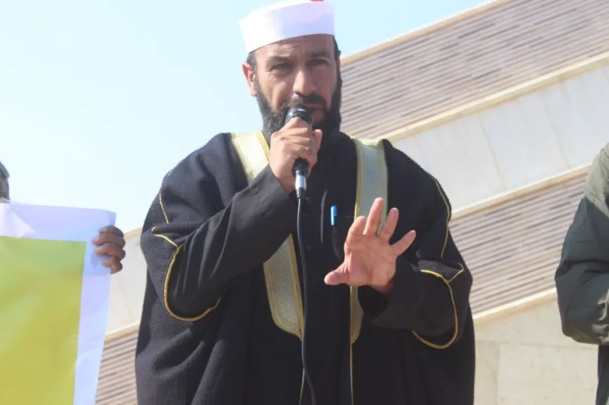 تشييع جثمان المقاتل في قوات سوريا الديمقراطية غسان جاسم العلاوي