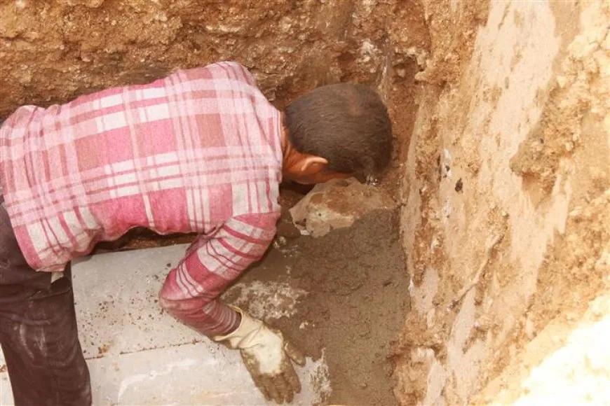 بلدية الشعب بتل تمر تباشر تأهيل شبكة الصرف الصحي في قرية