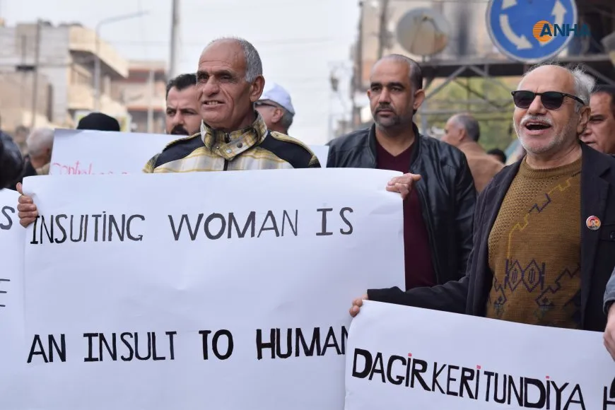مسيرة مناهضة للعنف ضدّ المرأة في قامشلو