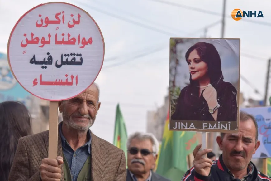 مسيرة مناهضة للعنف ضدّ المرأة في قامشلو
