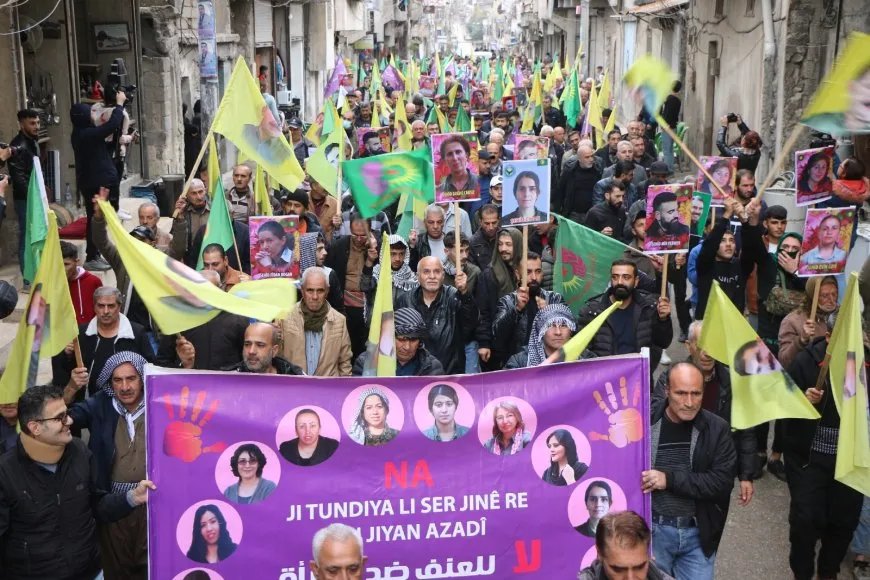 مسيرة للرجال في حلب مناهضة للعنف ضد المرأة