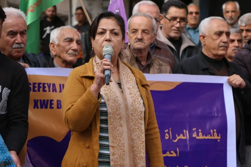 مسيرة للرجال في حلب مناهضة للعنف ضد المرأة