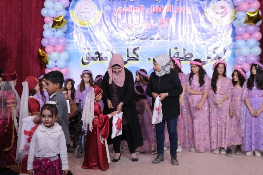 احتفال للأطفال في منبج بمناسبة يوم الطفل العالمي