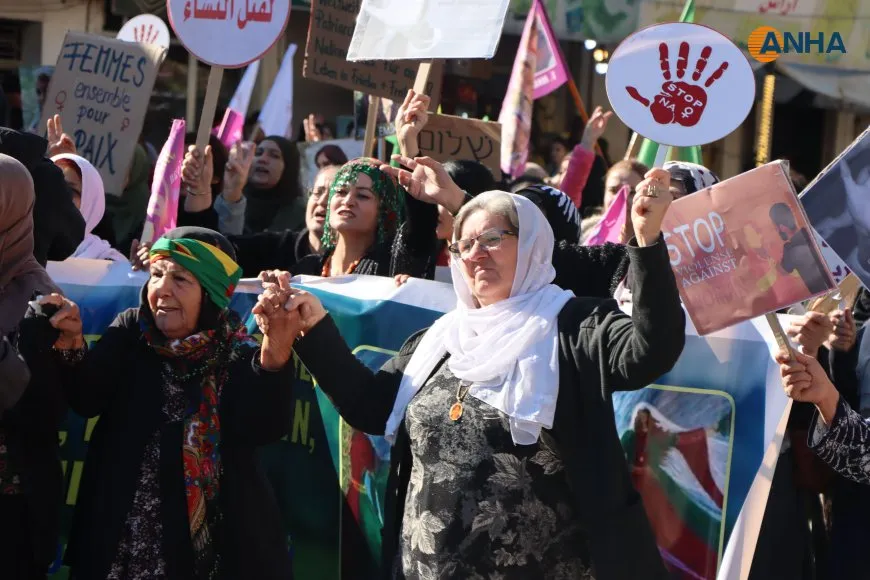 مسيرات 25 تشرين الثاني تؤكد "النضال خيار لا عودة منه حتى تحقيق الحرية لجميع النساء"