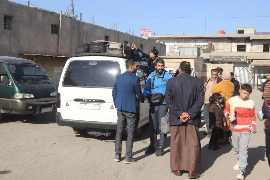 اتحاد السائقين في الرقة يلبّي نداء طلبة حلب