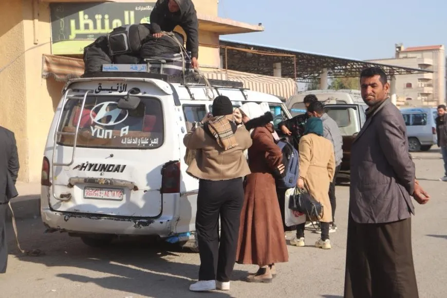 اتحاد السائقين في الرقة يلبّي نداء طلبة حلب