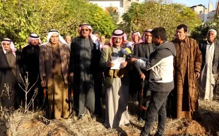 شيوخ ووجهاء الدرباسية وزركان يؤكدون دعمهم للمهجّرين ولقسد