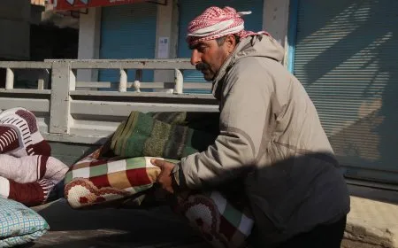 نقاط جديدة لتجميع المساعدات في عامودا لصالح المهجرين قسراً