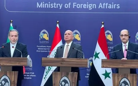 فحوى اجتماع سوريا والعراق وإيران في بغداد