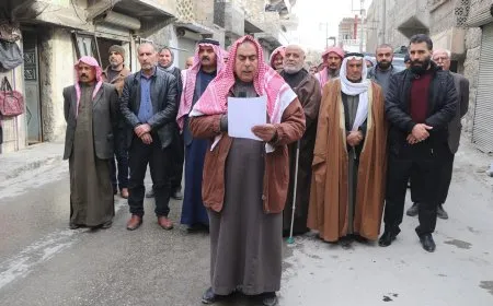 أئمة وخطباء المساجد ووجهاء حلب يؤكدون على التكاتف والوحدة لبناء سوريا جديدة
