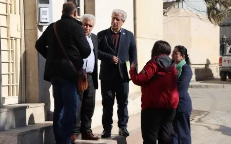 تسليم رسالة إلى منظمة الأمم المتحدة بصدد نظام التعذيب والإبادة المطبقة بحق القائد