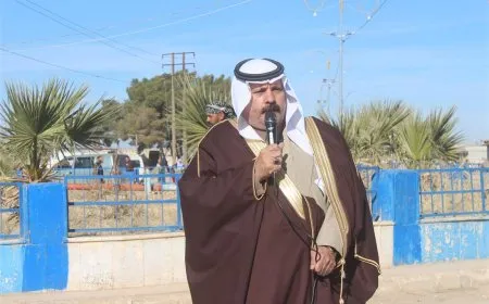 رئيس المجلس العام لقبيلة الطيّ يؤكد على دعم ومساندة قوات سوريا الديمقراطية