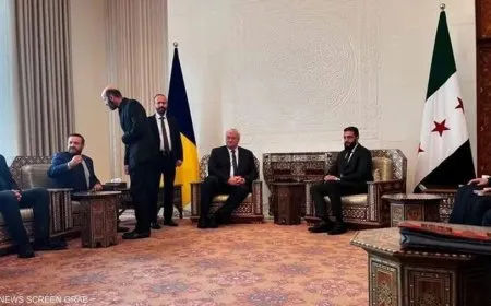 وفد أوكراني في دمشق