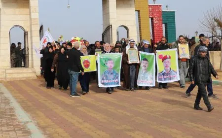 أهالي الحسكة والشدادي يشيعون شهيدين ومراسم غيابية لشهيدين آخرين