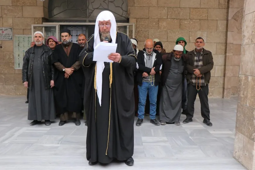 أئمة وخطباء المساجد ووجهاء حلب يؤكدون على التكاتف والوحدة لبناء سوريا جديدة