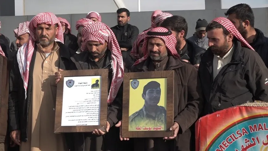 تشييع جثماني الشهيدين يوسف ومحمد في الطبقة