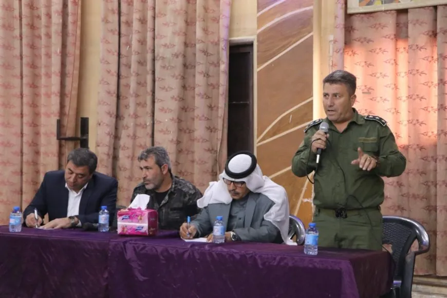 عشائر ومكونات الحسكة تشدد على دعم قسد ومحاربة الفتنة