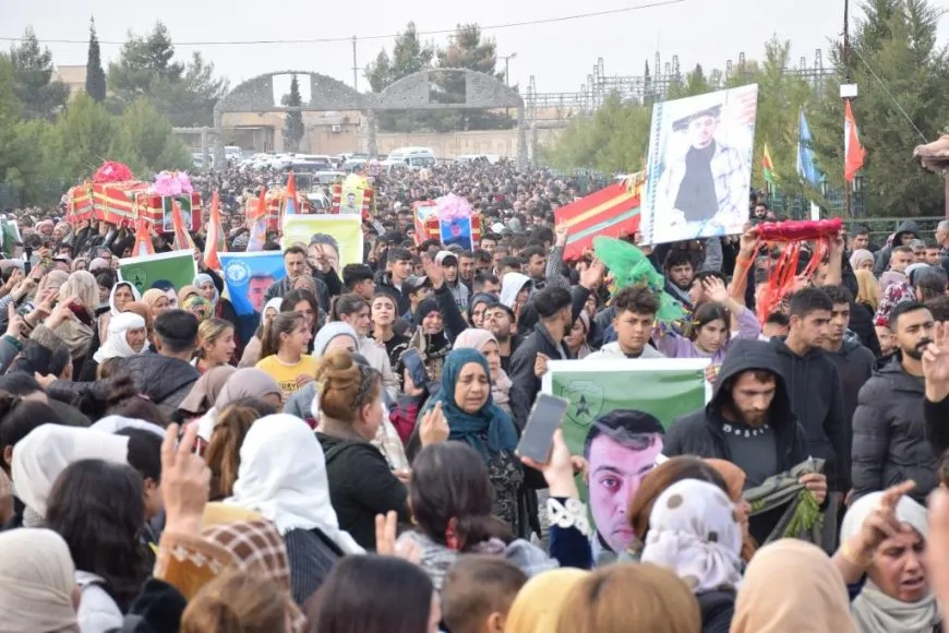 تشييع جثامين 12 شهيداً في كوباني
