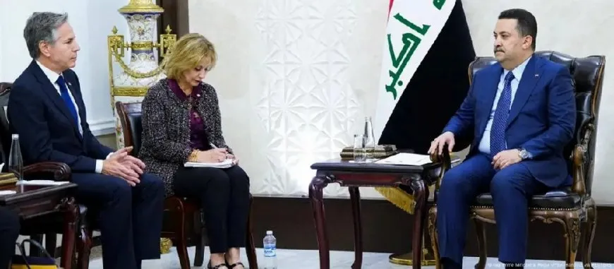 فحوى اجتماع وزير الخارجية الأمريكي ورئيس وزراء العراق