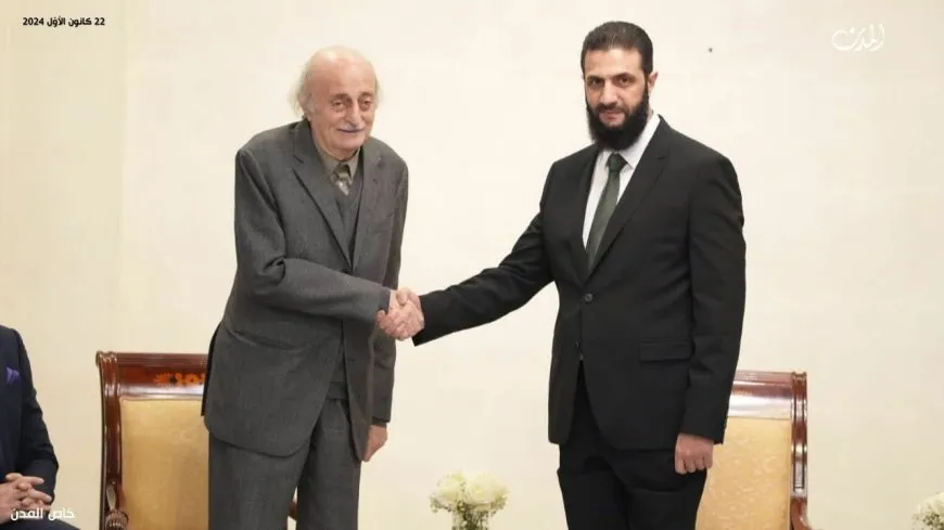 وليد جنبلاط يلتقي أحمد الشرع في دمشق