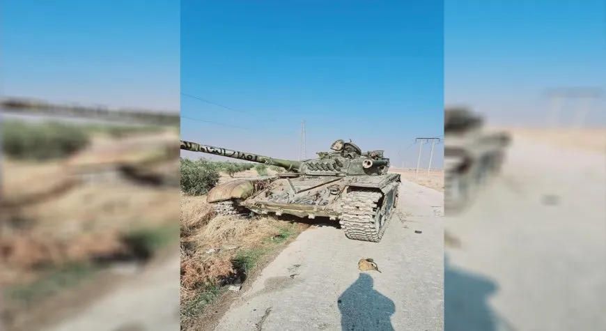 مقاتلو مجلس منبج العسكري يدمرون مدرعة نوع BMB وعربتين محملتين بالأسلحة