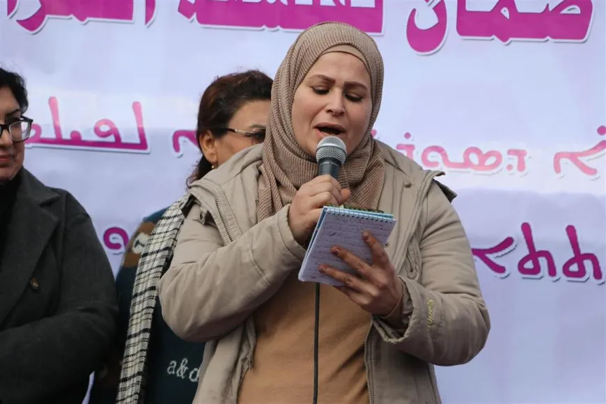 مسيرة نسائية حاشدة في الحسكة دعماً لـ YPJ وتأكيداً على دور السوريات في صنع القرار