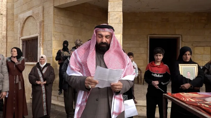 تشييع جثمان مقاتل قسد محمد الغنام في دير الزور