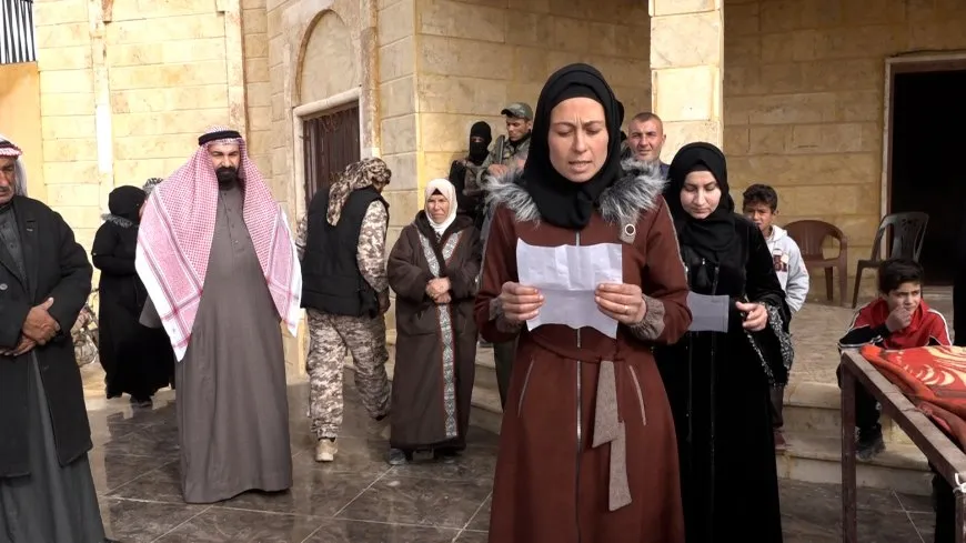تشييع جثمان مقاتل قسد محمد الغنام في دير الزور