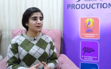 مراسلة JIN TV تندد بقرار إغلاق شركة بجنوب كردستان تُعدّ أخبار خاصة للقناة