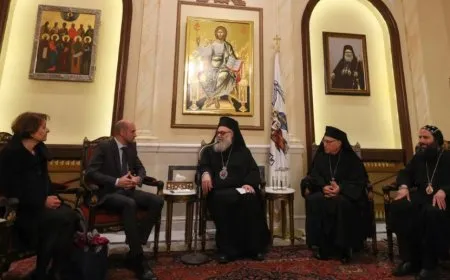 خارجية فرنسا تطّلع على المستجدات في سوريا من بطريرك أنطاكية للروم الأرثوذكس