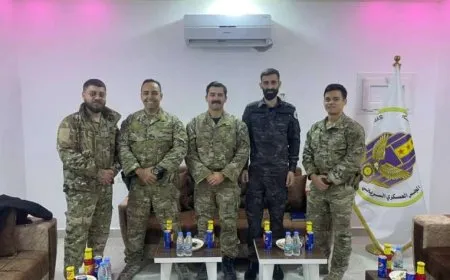 المجلس العسكري السرياني يستقبل فريق الشؤون المدنية الأمريكية