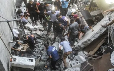 توقف عمل غالبية آليات الدفاع المدني في عموم قطاع غزة 