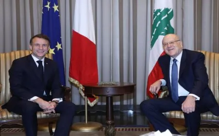 ماكرون يصل إلى لبنان