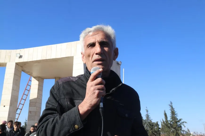 تشييع جثمان مقاتل قسد آراس حمو في عامودا 