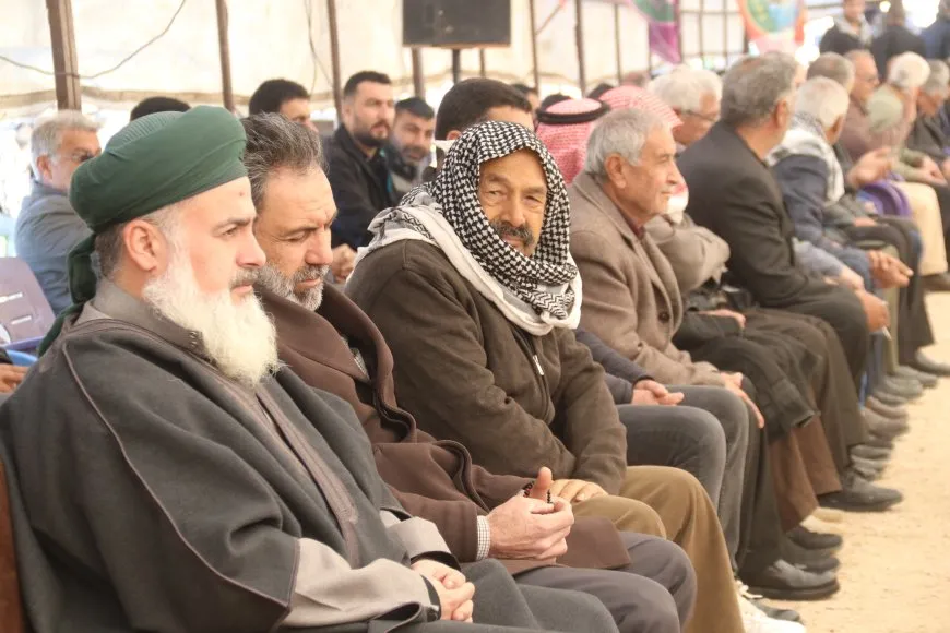 تقديم واجب العزاء لذوي مقاتل قسد آراس حمو