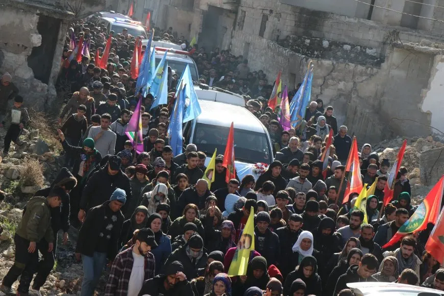 تشييع جثامين أربعة شهداء من القوات الأمنية والعسكرية في حلب