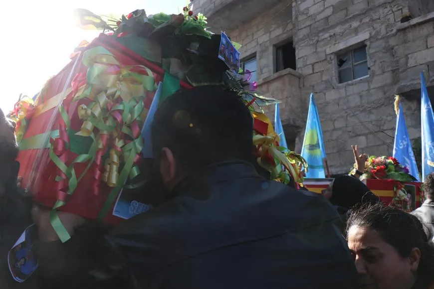 تشييع جثامين أربعة شهداء من القوات الأمنية والعسكرية في حلب