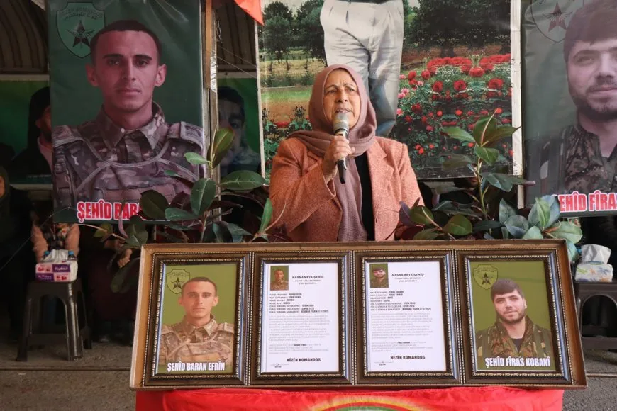 تقديم واجب العزاء لذوي شهيدَي قسد باران وفراس في حلب