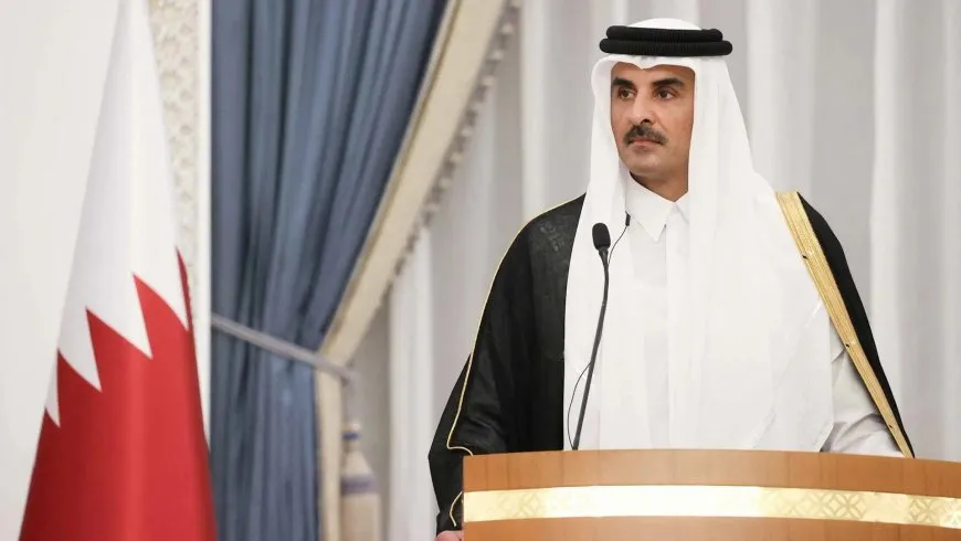 أمير دولة قطر يصل دمشق